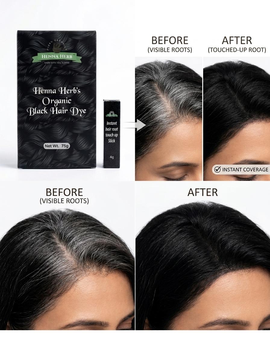 white hair coverage kit