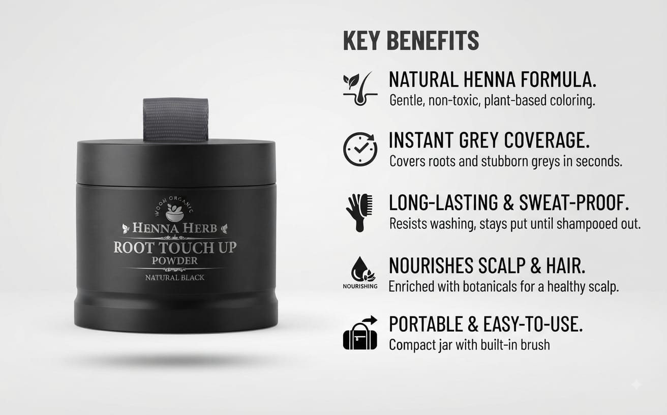instant hair root touch up powder