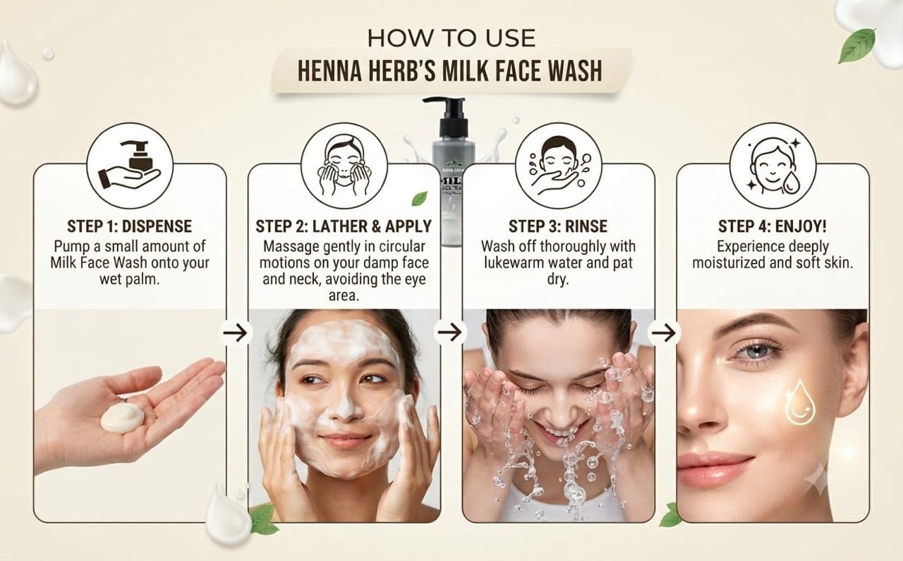 MILK FACE WASH