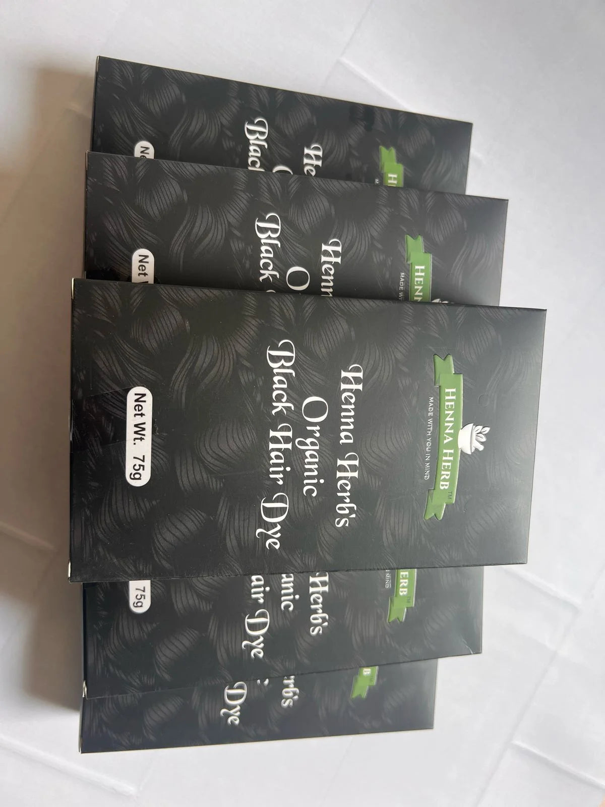 Organic Black Hair Dye (Pack of 5)