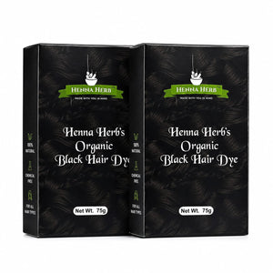 ORGANIC BLACK HAIR DYE PACK OF 2