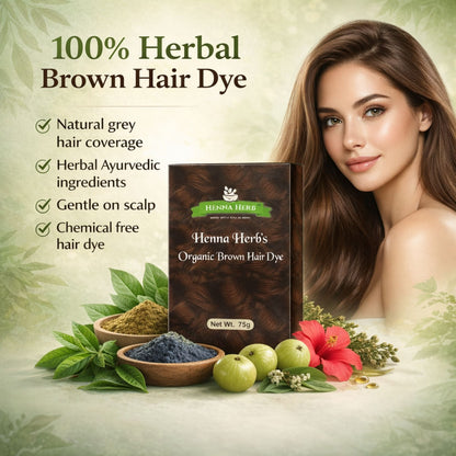 ORGANIC BROWN HAIR DYE
