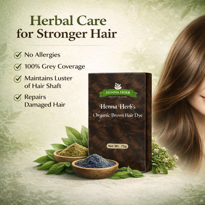 ORGANIC BROWN HAIR DYE