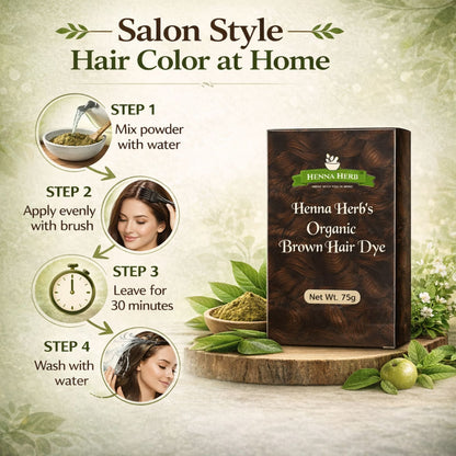 ORGANIC BROWN HAIR DYE