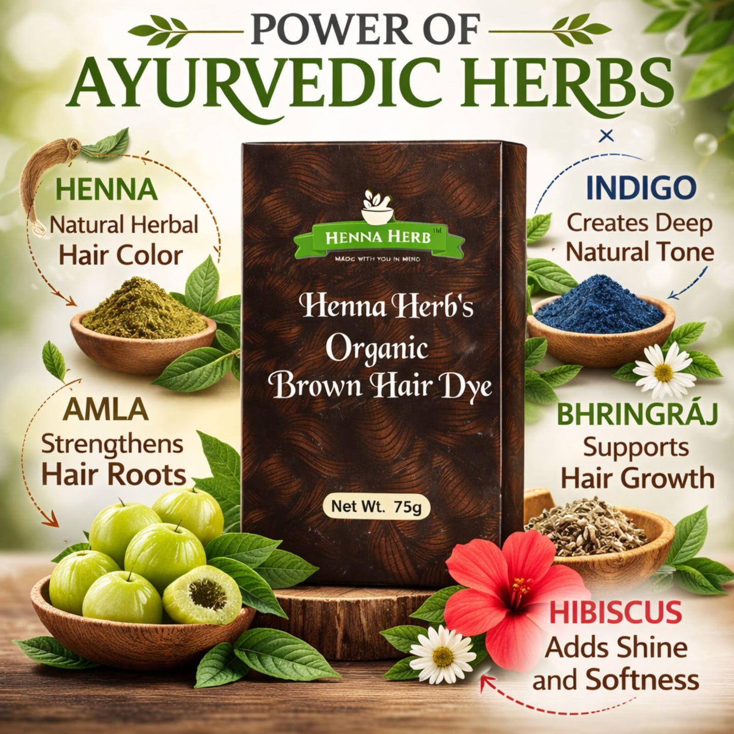 ORGANIC BROWN HAIR DYE
