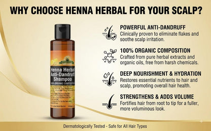 ANTI DANDRUFF SHAMPOO BY HENNA HERB