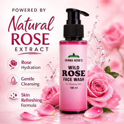 Wild Rose Face Wash by Henna Herb