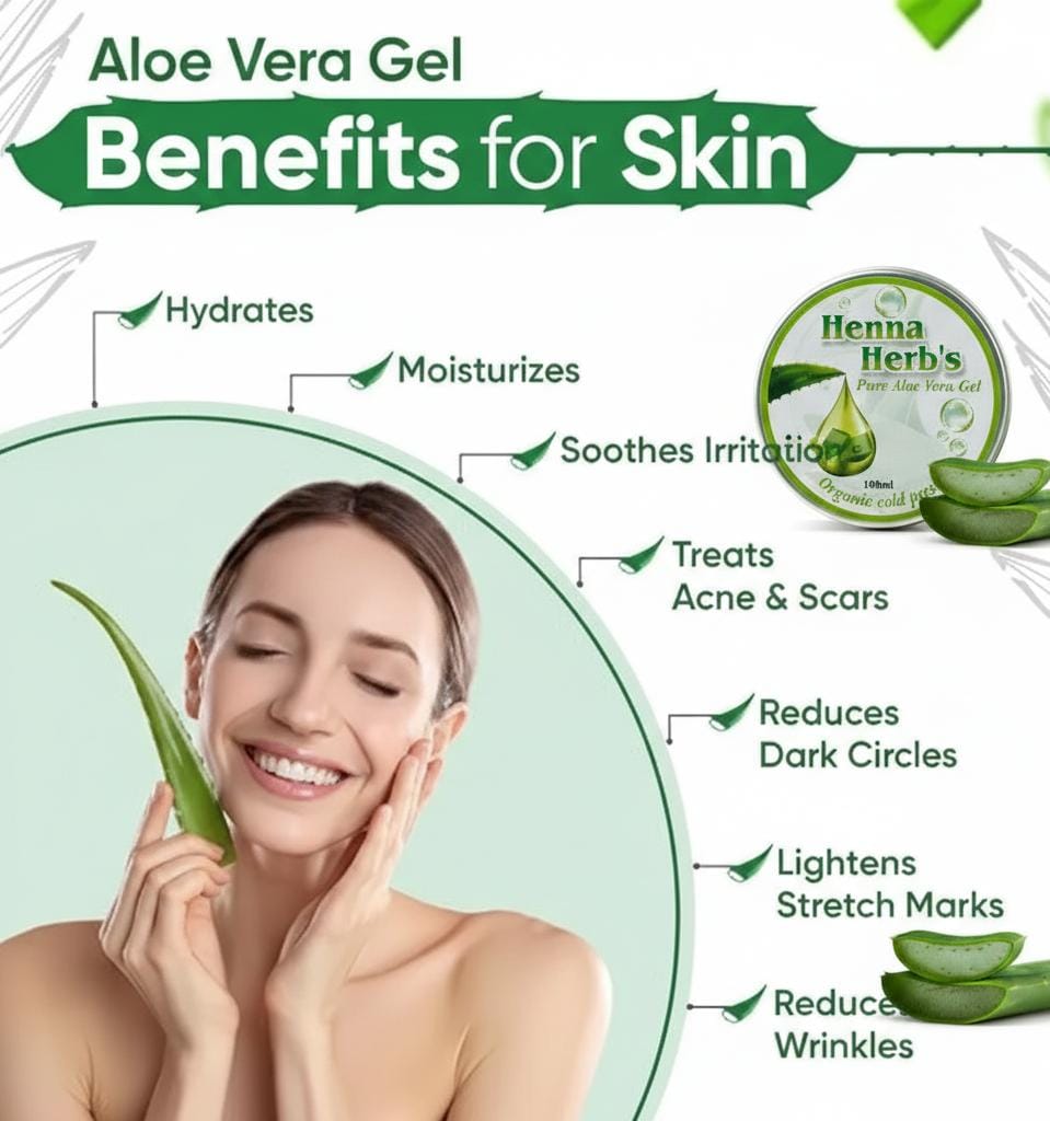 henna herb's Pure Aloe Vera Gel