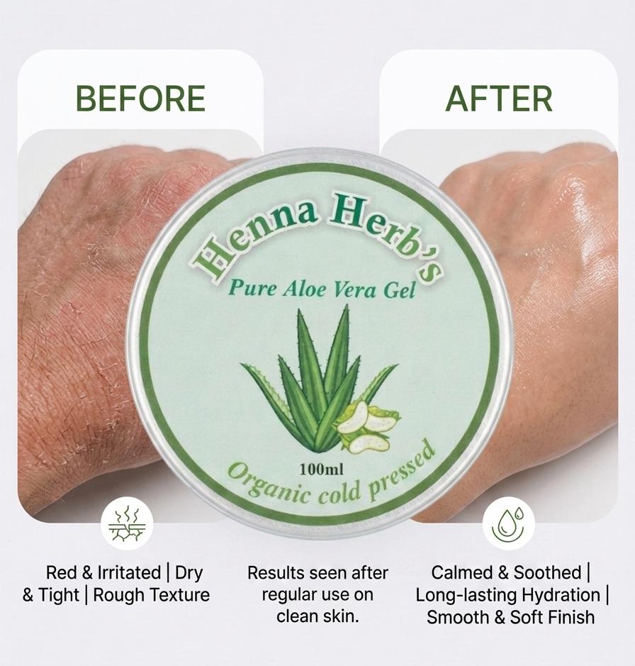 henna herb's Pure Aloe Vera Gel