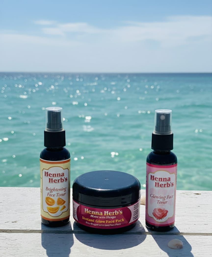 HENNA HERBS INSTANT GLOWING TONER COMBO