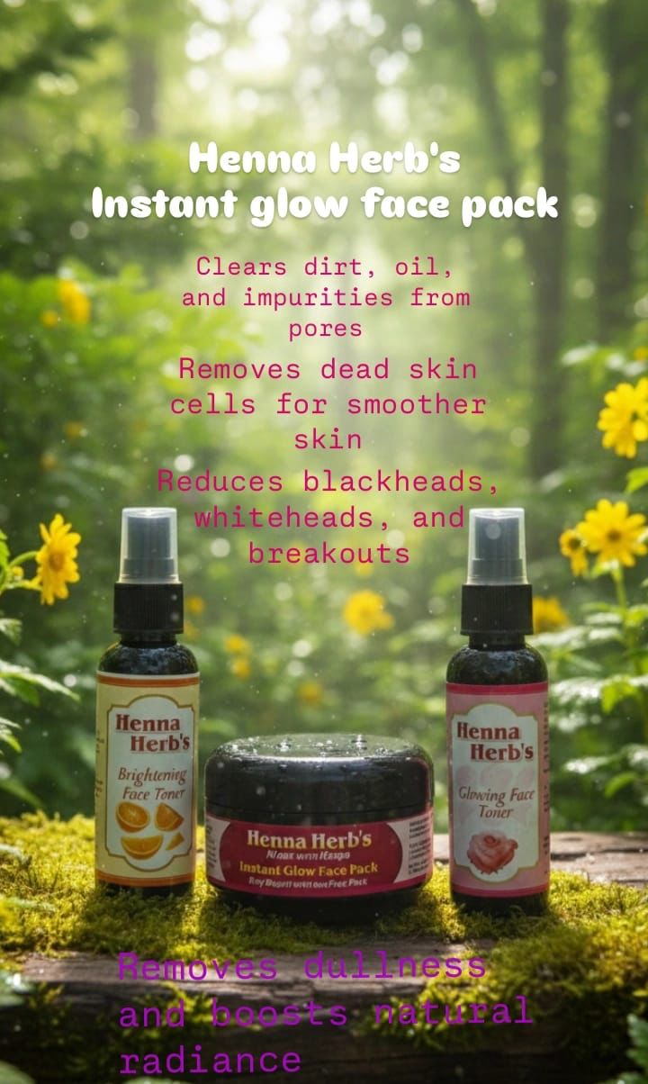 HENNA HERBS INSTANT GLOWING TONER COMBO