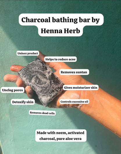 Charcoal bathing bar