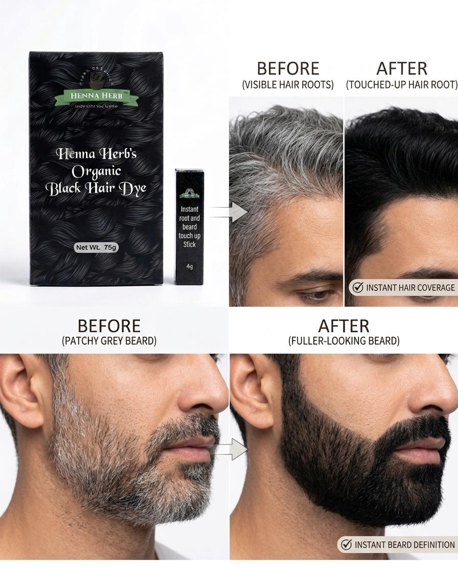 white hair coverage kit