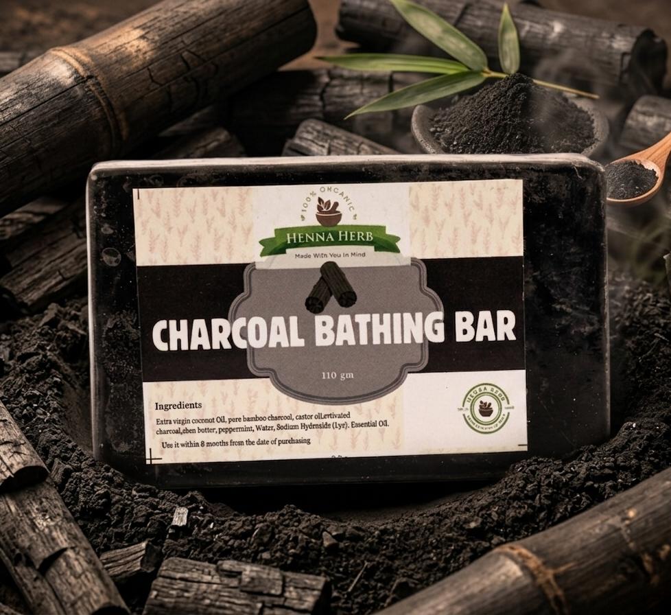 Charcoal bathing bar