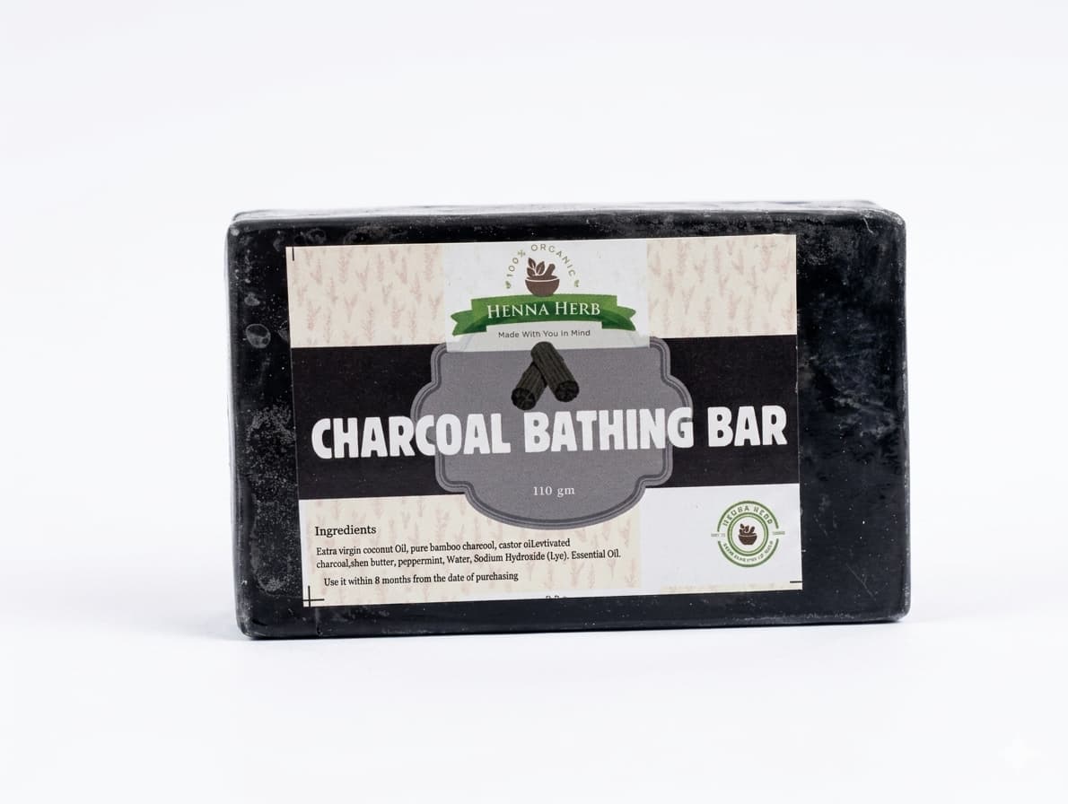 Charcoal bathing bar