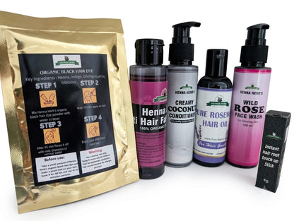 silky black hair essentials