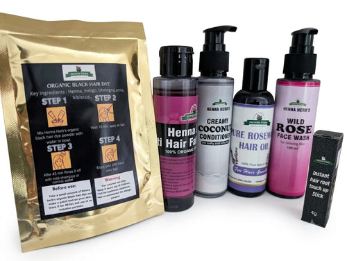silky black hair essentials