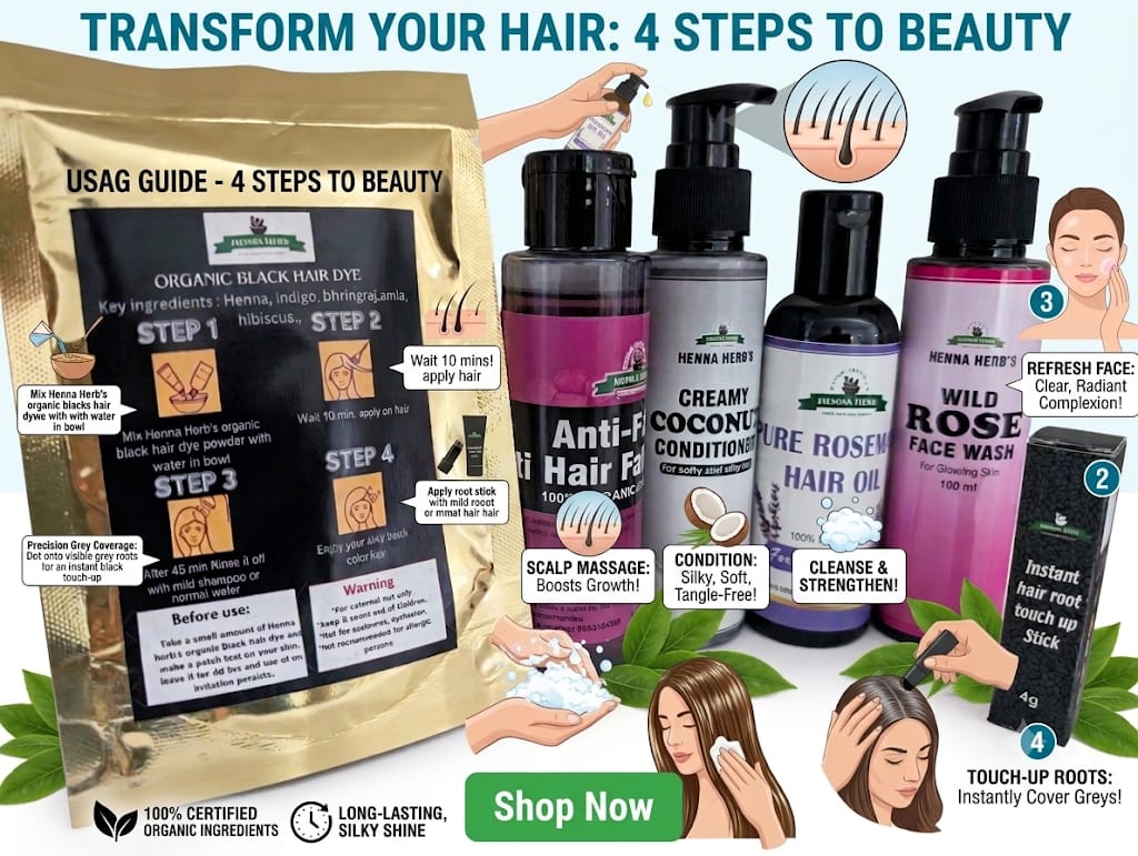 silky black hair essentials
