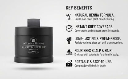 instant hair root touch up powder