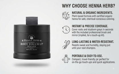instant hair root touch up powder