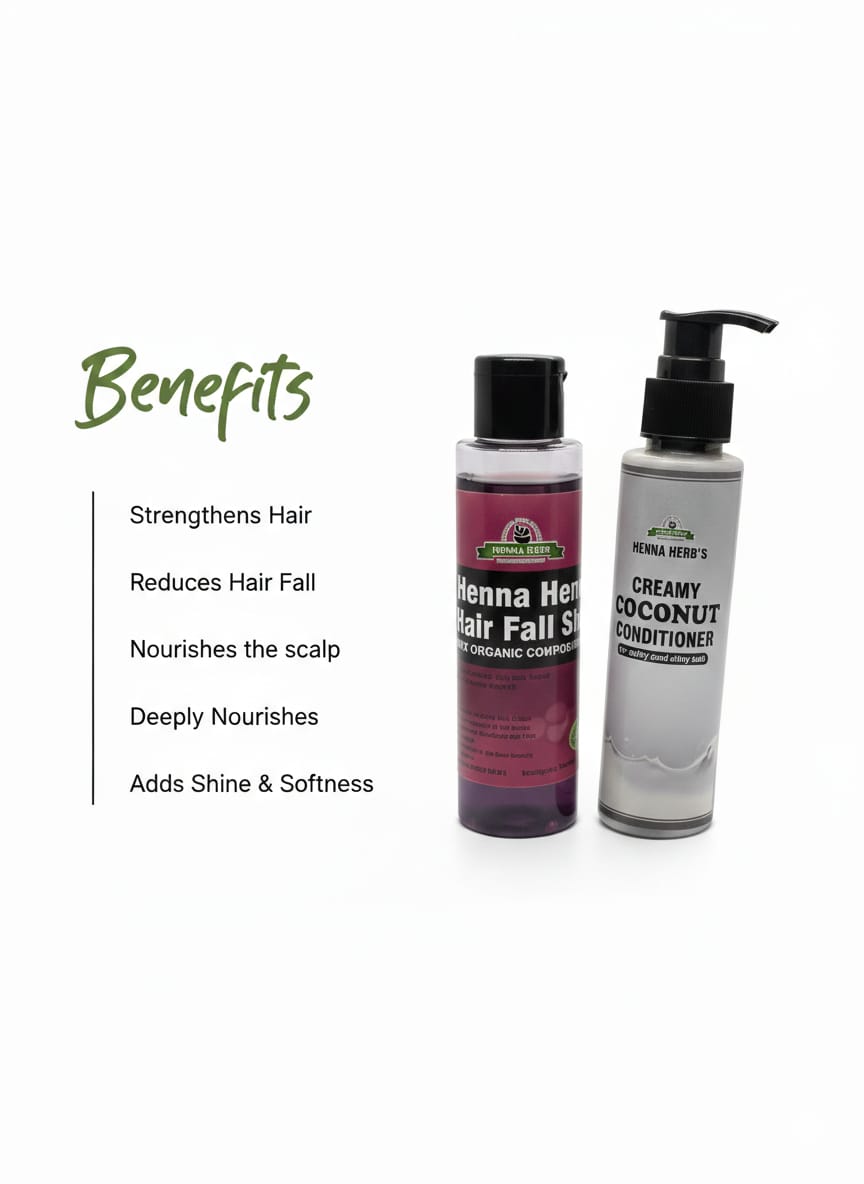 ANTI HAIR FALL AND GLOSSY HAIR COMBO